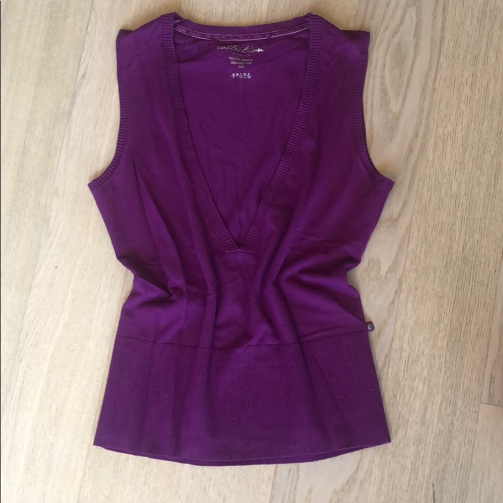 Purple Esprit Vest size L